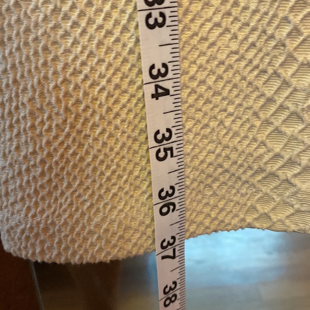 Cream Python Textured Pencil Dress - image 5